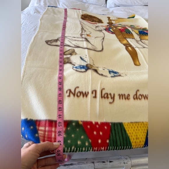 Norman Rockwell | Fleece Blanket Throw Boys Town Classic Bedtime Prayer | Child - Picture 2 of 10